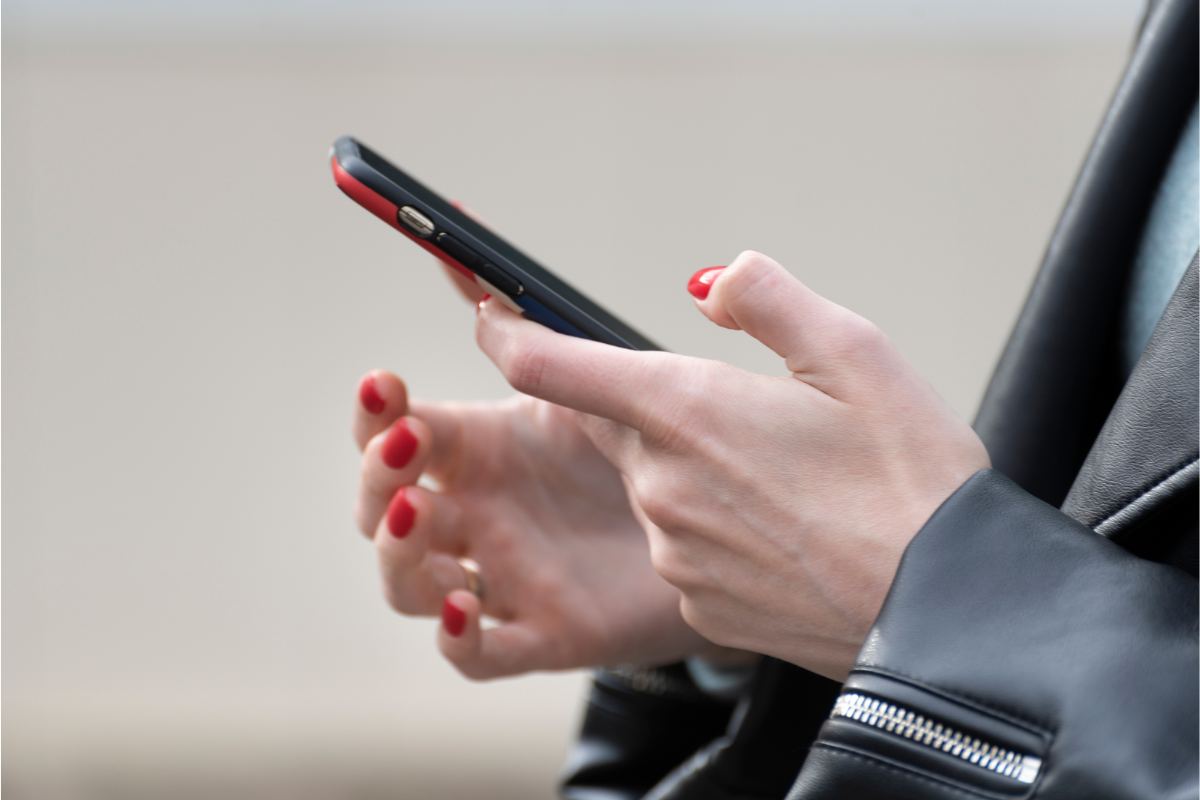 Donna smartphone