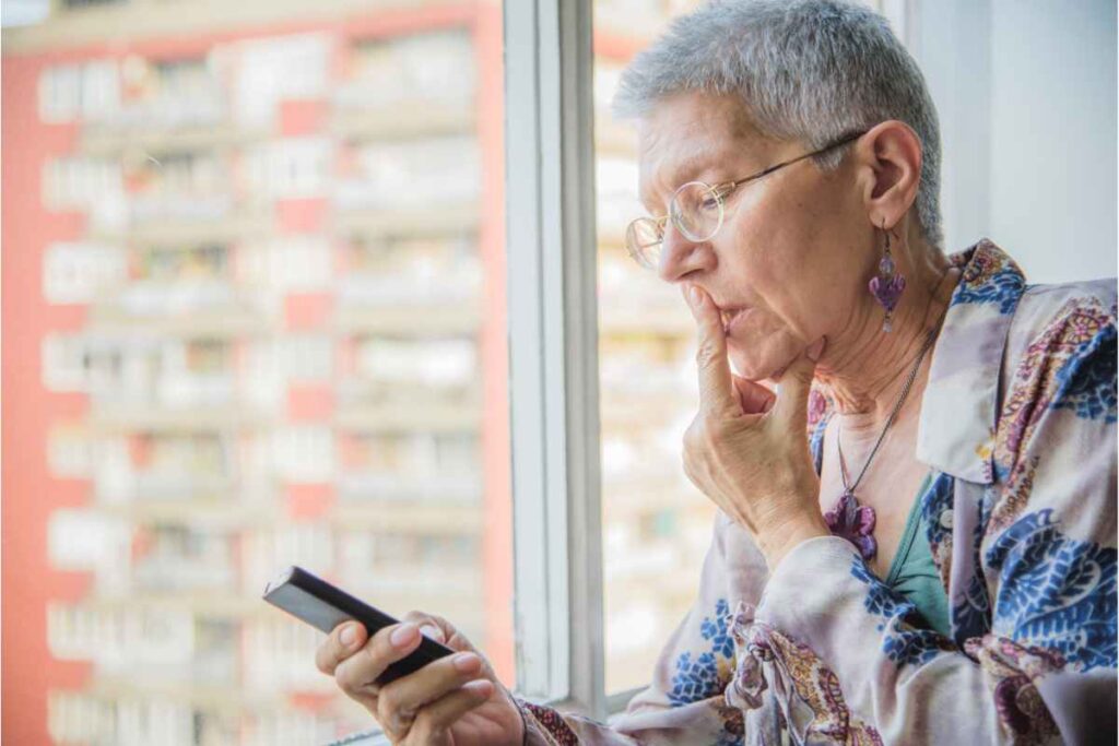 Donna smartphone