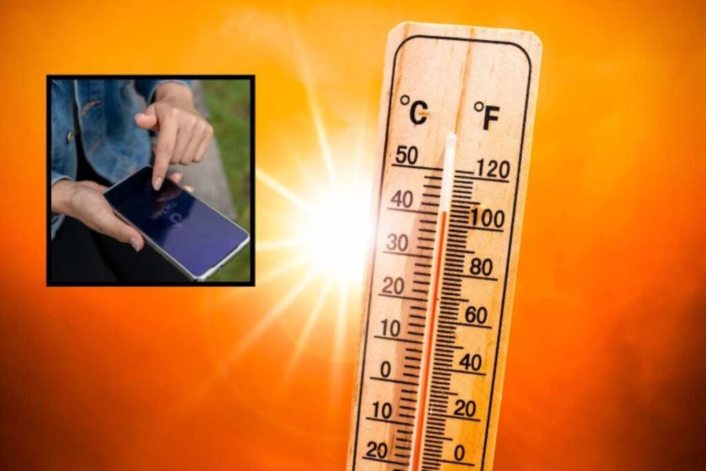 Estate calore smartphone