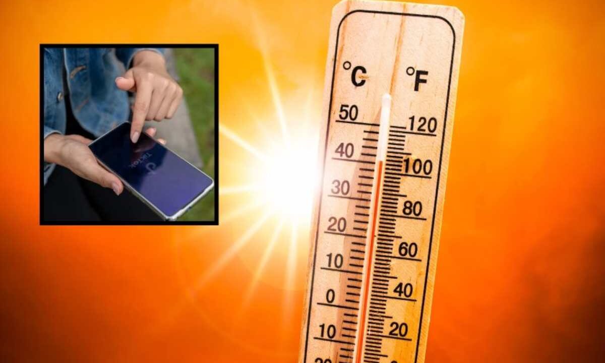 Estate calore smartphone