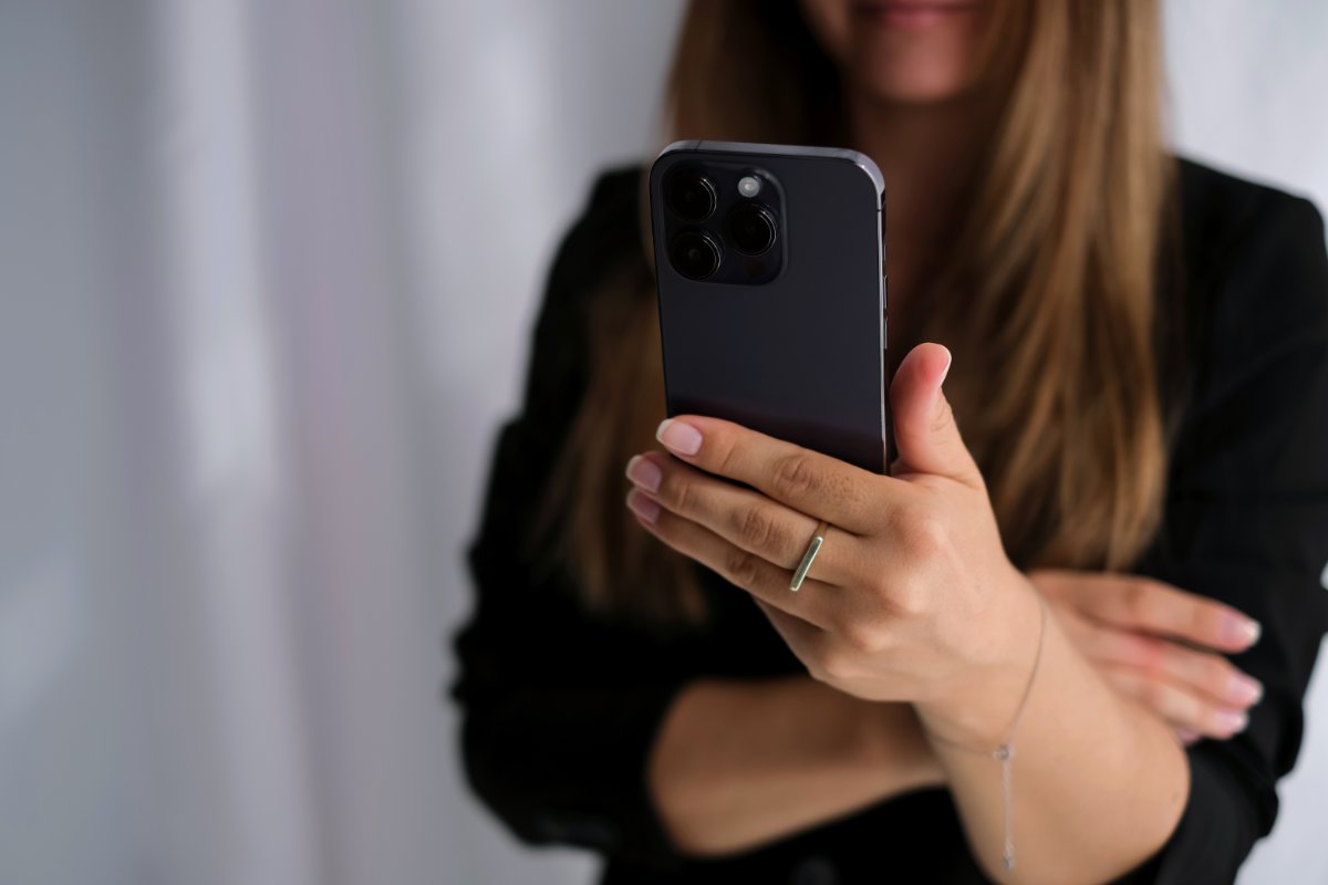 Donna smartphone